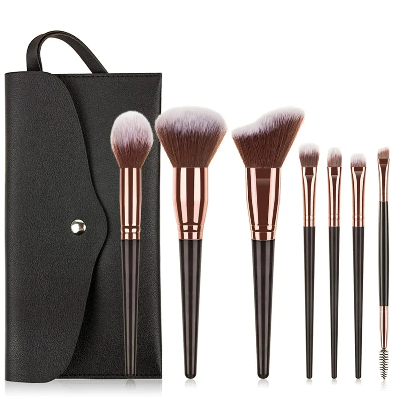 Set di pennelli per trucco da 15 pezzi con custodia in setole morbide Kit pennelli per viso per occhi per fondotinta, fard, ombretto, sopracciglio, strumenti cosmetici — image 11