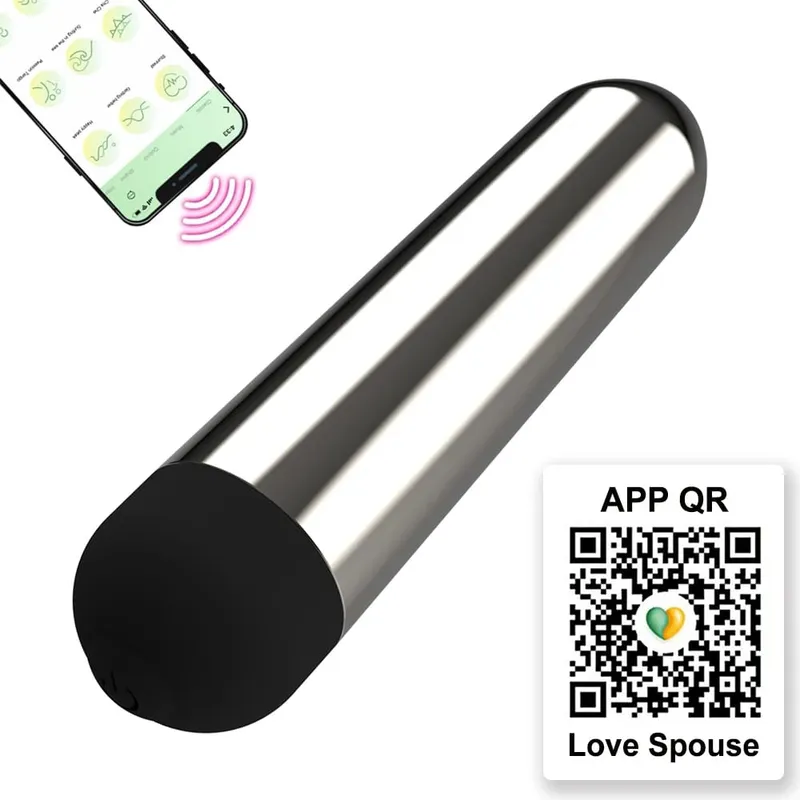Výkonná aplikace Bullet Vibrator APP Bluetooth Control Clitoral G bodová stimulační masážní masáž Mini Anální Pussy Stimulátor Sexuální hračka pro ženy