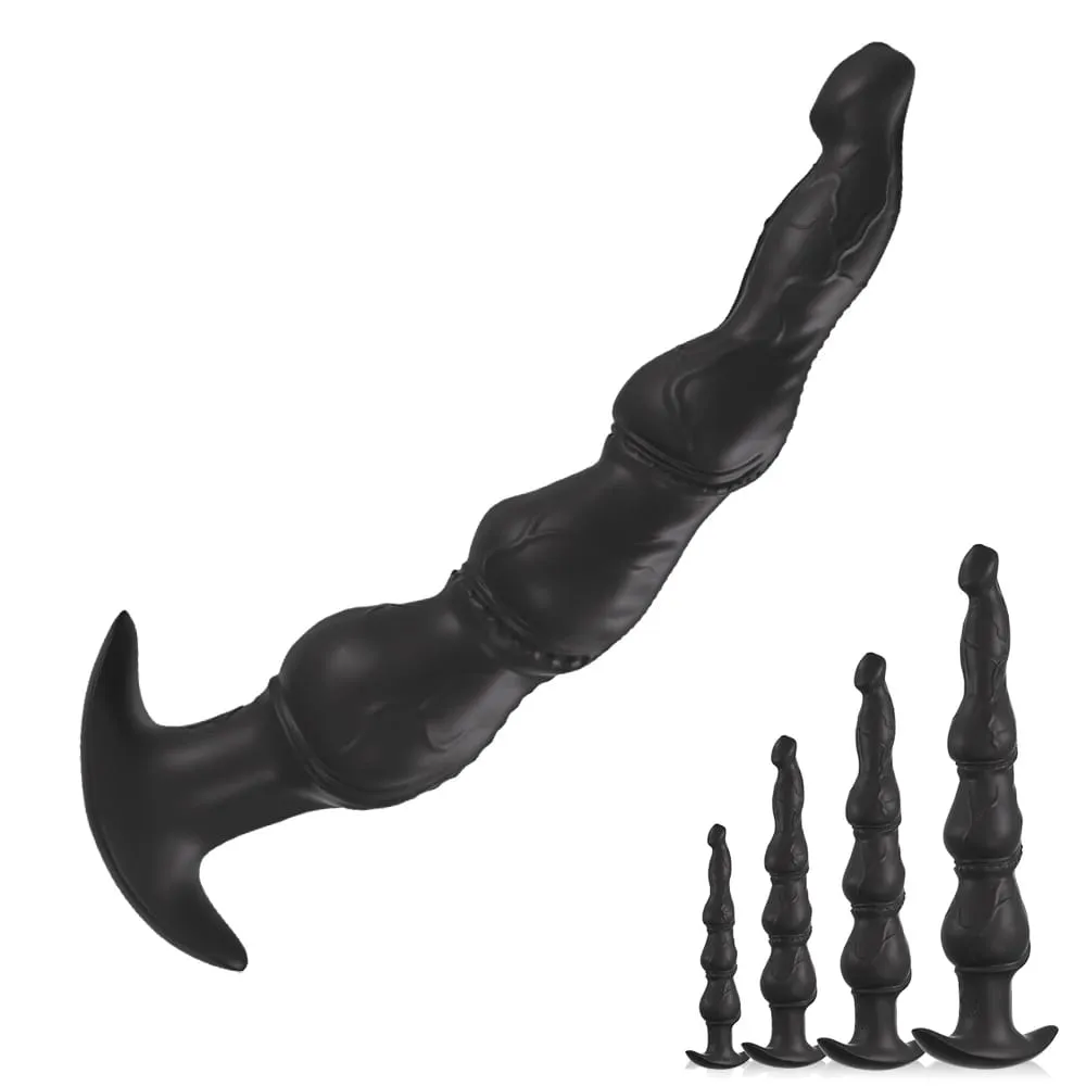 ซิลิโคนก้น Anal BUTT Plug นวดขนาดใหญ่ Anal Dildo พร้อม Flared ฐานพรีเมี่ยมการฝึกอบรมชุดของเล่นสำหรับผู้ใหญ่ผู้หญิงผู้ชาย — image 1