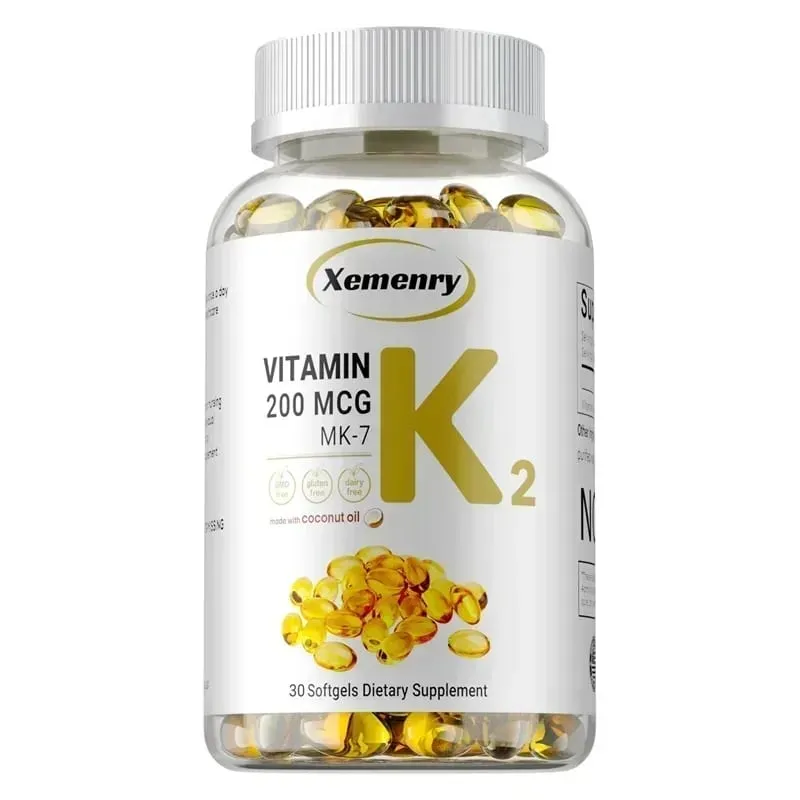 Suplemen Vitamin K2 MK-7 - Menyokong Penyerapan Kalsium Tulang Imuniti Sendi dan Kesihatan Jantung Mudah Ditelan — image 9