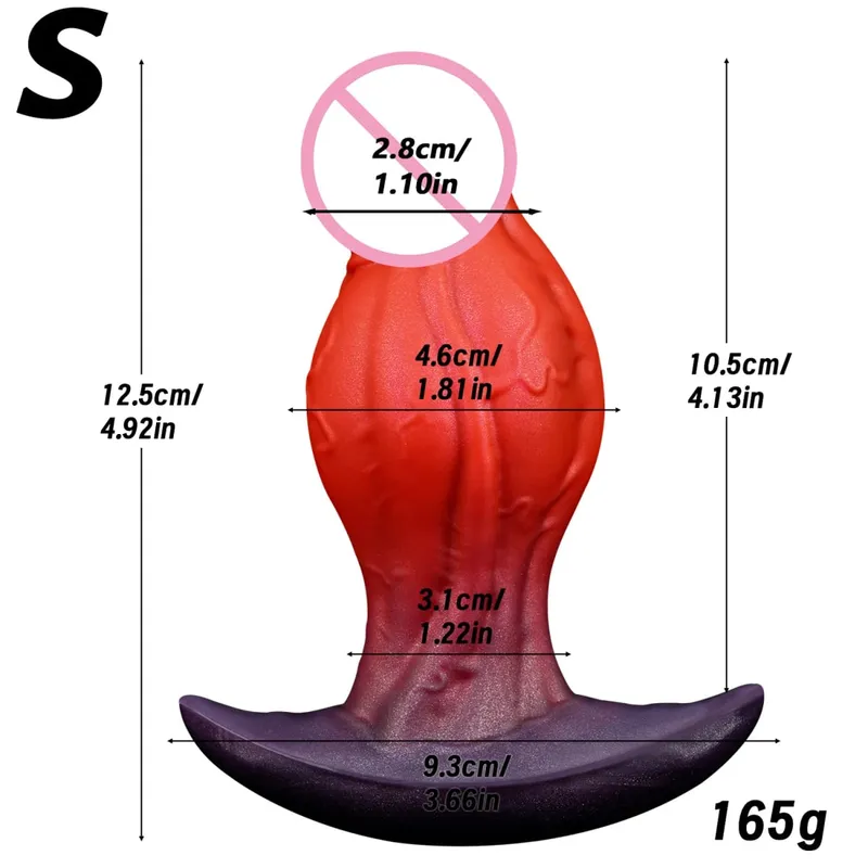 Realistisk Dildo Big Knot Bærbar Anal Plug Flydende Silikone Butt Plug Vaginal Anal Prostata Massage Voksen Sexlegetøj Til Kvinder Mænd — image 7