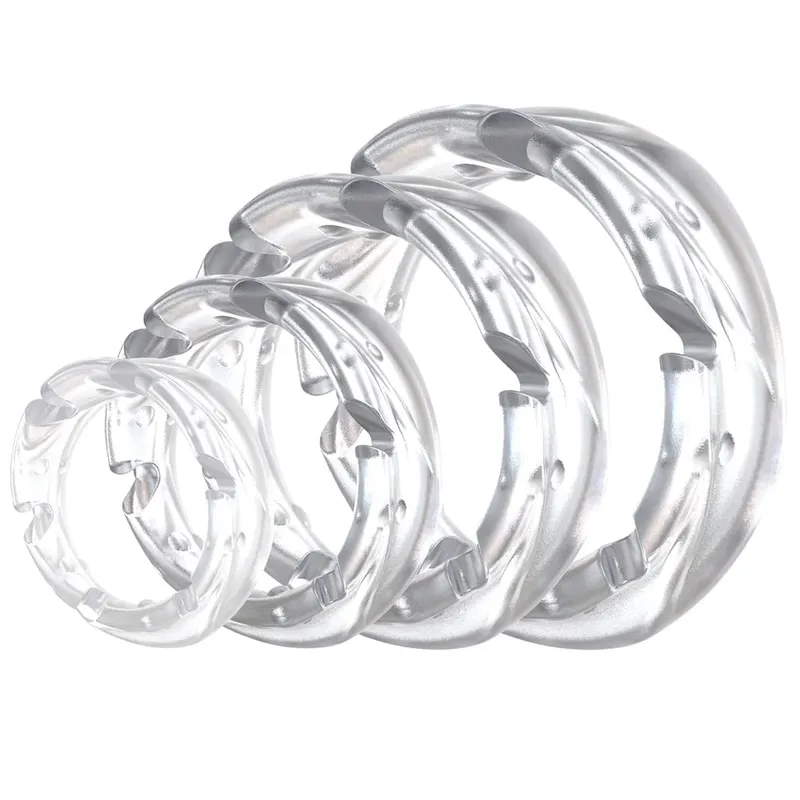 Cock Ring Reusable Silicone Penis Ring Delayed Ejaculation Penis Enlargement Dick Enlarger Semen Semen Lock Ring Sex Toy Men — image 8
