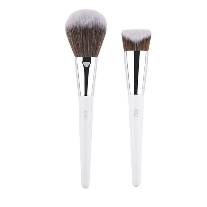 1pc Weiß Pulver Make-Up Pinsel 3D Flüssige Foundation Basis Make-up Pinsel Lidschatten blending Detail Gesicht Auge Concealer schönheit werkzeug — image 17