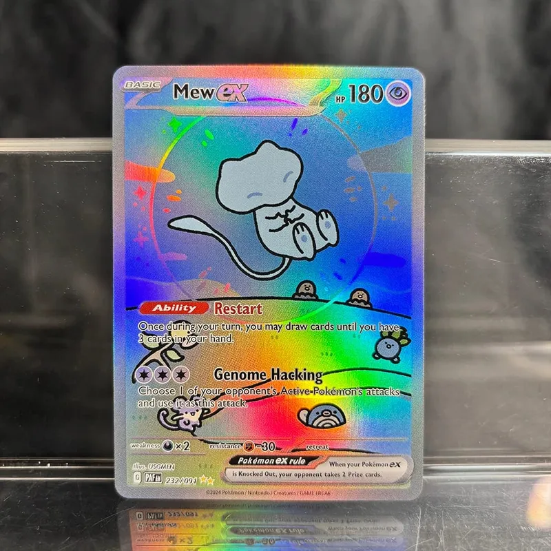 Holographic Game Trading Collection PTCG Proxy karty Charizard Pikachu Mew EX Singl PKM fóliové karty Gengar VMAX Skyridge (SK) — image 1