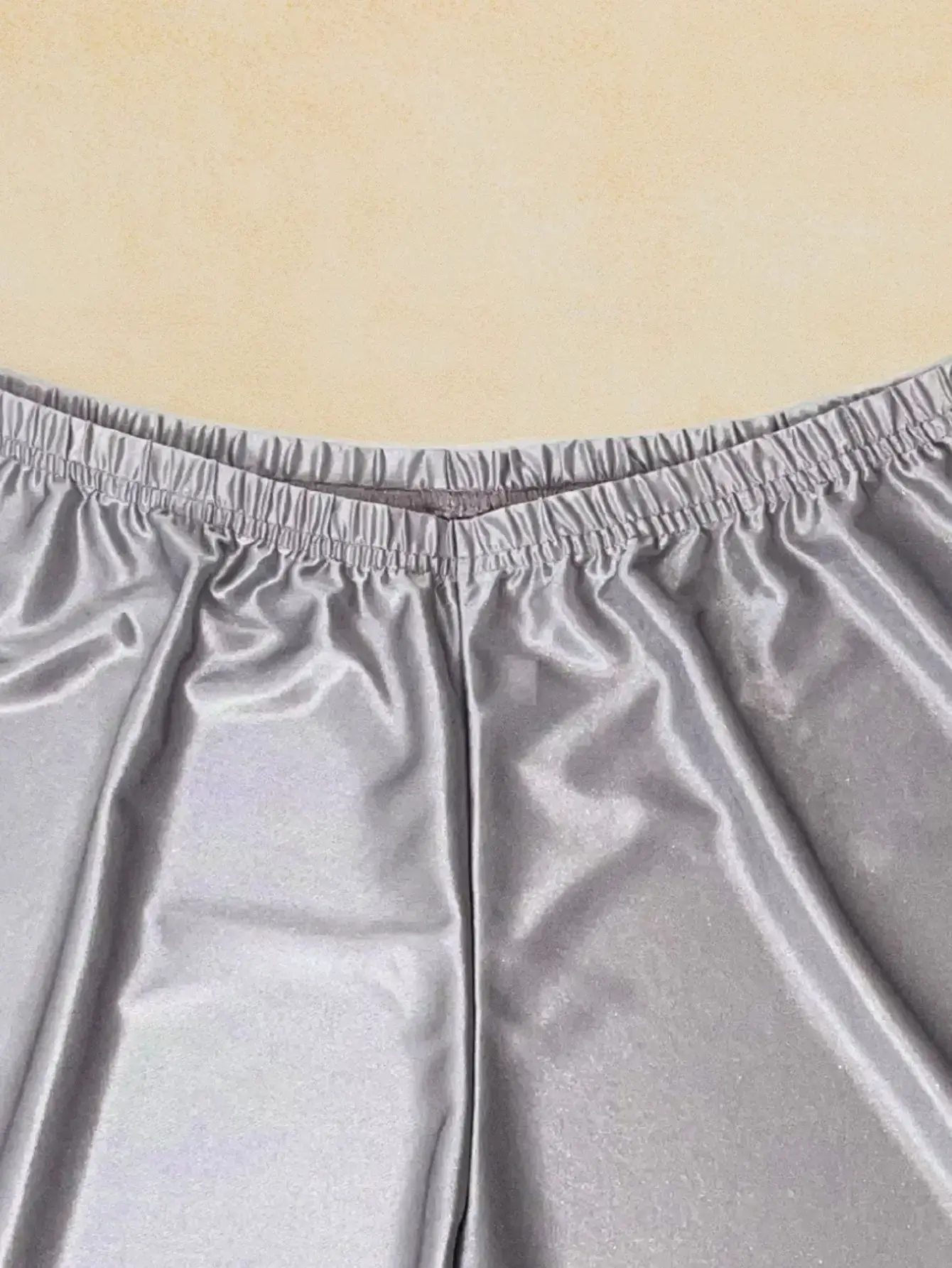 Pantalones cortos de satén y seda helada para hombre, ropa interior ligera, suave, cómoda, transpirable, absorbe el sudor, informal, para dormir, 1 ud. — image 2