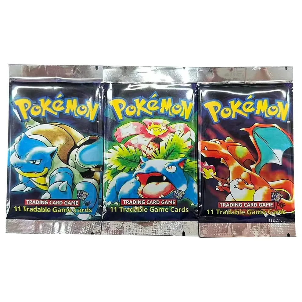 Základní sada 1. edice Shadowless Booster Box Karty pokémonů PTCG Proxy Classic Anime Collection Card 1 Set 36 balíčků 1 Pack/11 Card — image 5