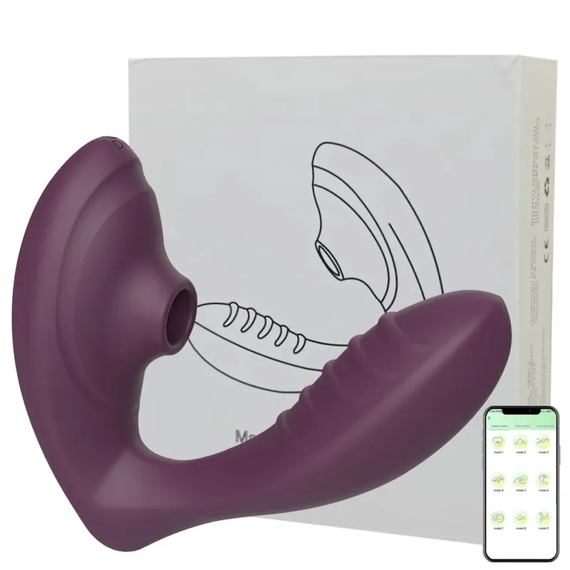 Succhiare la vagina vibratori indossabili vibratore capezzolo stimolatore del clitoride sesso orale ventosa clitoride giocattoli del sesso per la masturbazione della donna — image 17