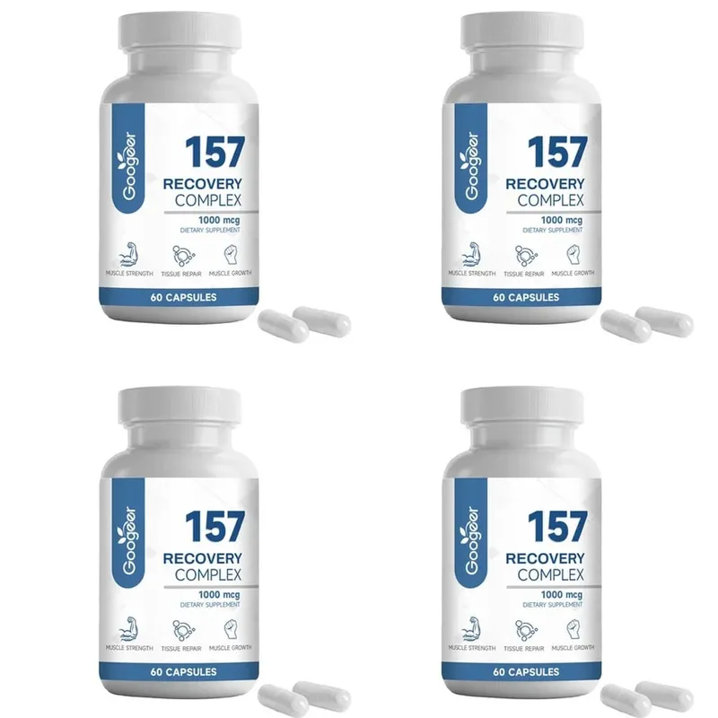 157 Recovery Complex Capsules พร้อม L-Valine และ L-Glutamine สำหรับการฟื้นฟูสนับสนุนการเจริญเติบโตของกล้ามเนื้อ Amino Blend 1,000 Mcg 60 แคปซูล — image 11
