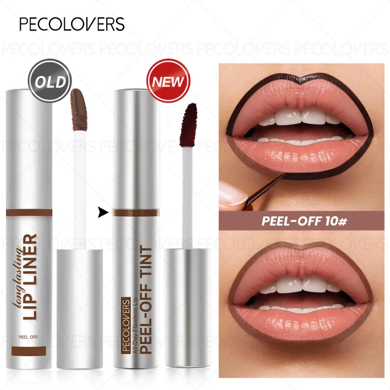 1PC Peel-Off Lip Liner Tattoo กันน้ำยาวนาน Matte Lip Stain Hydrating แต่งหน้า Lip Liner & Gloss — image 12