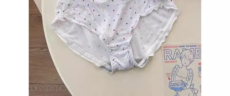 MOYISU – soutien-gorge sans fil blanc à pois, pour adolescents, soutien-gorge Push Up, rétraction du buste, ensemble de Bralette Non rembourré, petite poitrine, Anti-affaissement — image 12