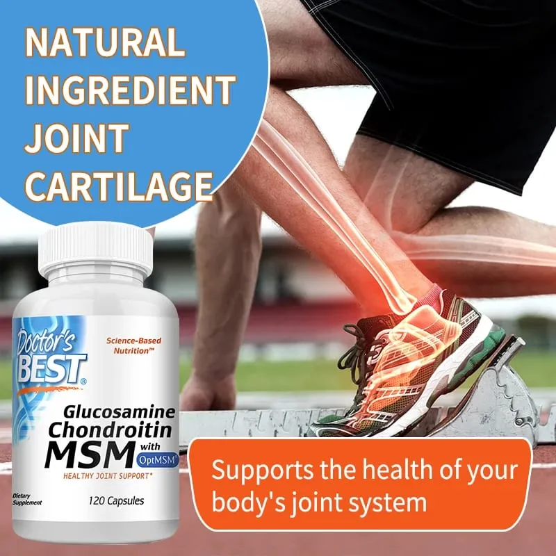 Glucosamine Chondroitin MSM dengan Dukungan Sendi OptiMSM Membantu Mobilitas Sendi Kesehatan Secara Keseluruhan — image 4