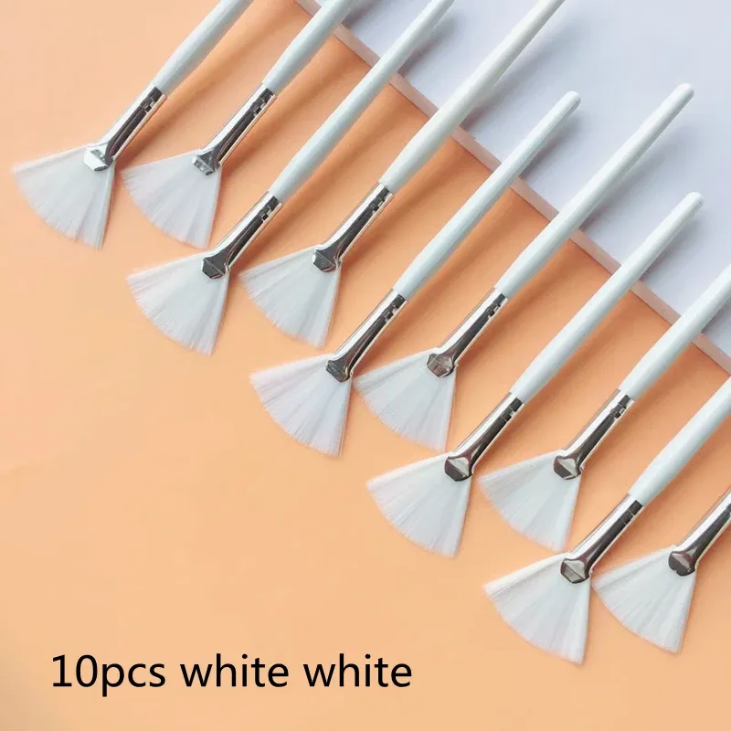 10/20/50pcs Fan Shape Facial Mask Brush Multifunctional Makeup Brushes Essential Oil Women Facial Body Beauty Makeup Tools Brush