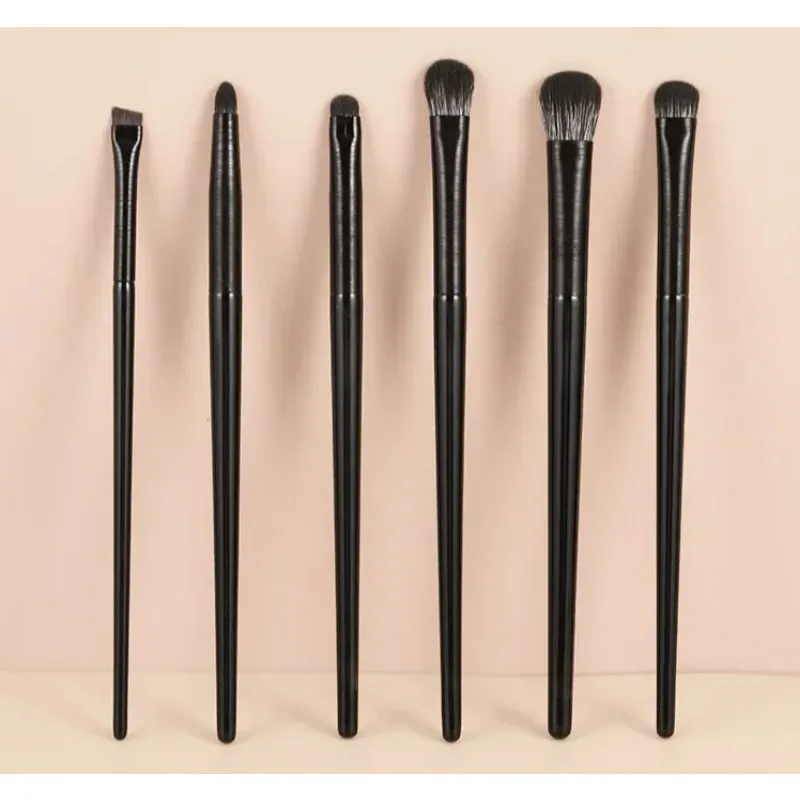 6PC Eyes Makeup Brushes Set Professional Soft Contouring Eyeshadow Eyeliner Eyebrow Brush Women Facial Beauty Cosmetic Tool C511 — image 4