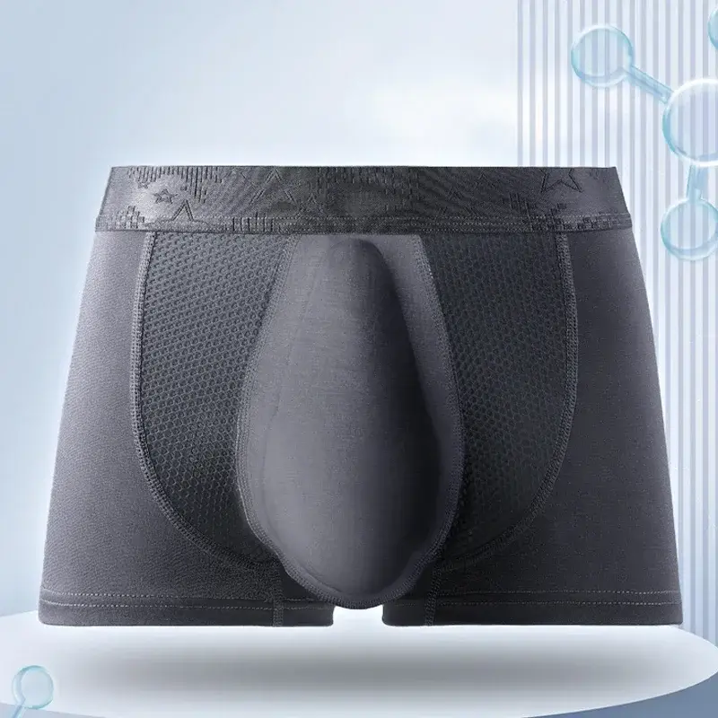3pc Fitness essential boxers, high-stretch and breathable fabric, full support for sweating, and stretching movements — image 3