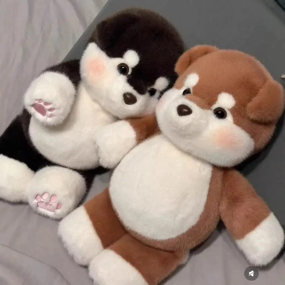 Hadiah Kreatif Bantal Plush Haiwan Boneka Anjing Lembut Sokongan Emosi Bantal Boneka Comel Bantal Plush 17.7 inci — image 5