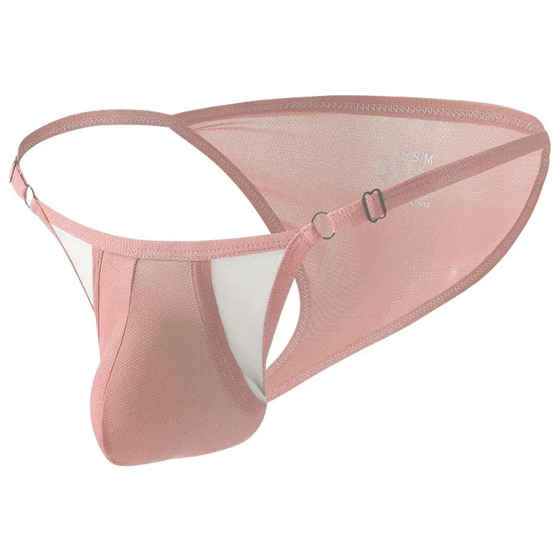 Men's Ice Silk Briefs with Open Front And Adjustable Waist - Summer Sexy Breathable Underwear for Comfortable Fit — image 23