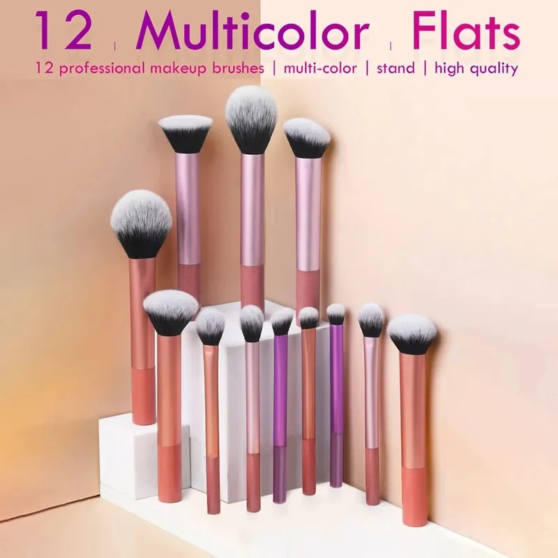 8pcs Makeup Brush Kit Soft Synthetic Hair Make Up Brushes Foundation Blush Eyeshadow Cosmetic Makeup Tools — image 13