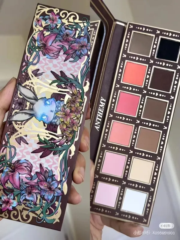 Anthemy 10 สีอายแชโดว์ Palette Matte Shimmer Chameleon กันน้ำยาวนาน Pearly Shiny โลหะ Eye Shadow Palette Make-up — image 3