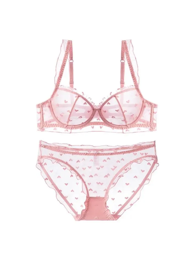2025 ฤดูร้อน Minimizer Bra Ultra-Thin ไร้สายไม่มีฟองน้ำลูกไม้ Bralette PURE Sensual สนับสนุนหน้าอกใหญ่ SHEER Comfort