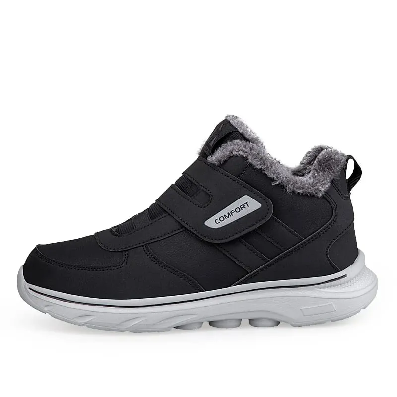 Winter Plush Ankle Orthopedic Sneakers Adjustable Diabetic Shoes Walking Shoes Sports Hook and Loop Swollen Feet Thumb Eversion — image 6