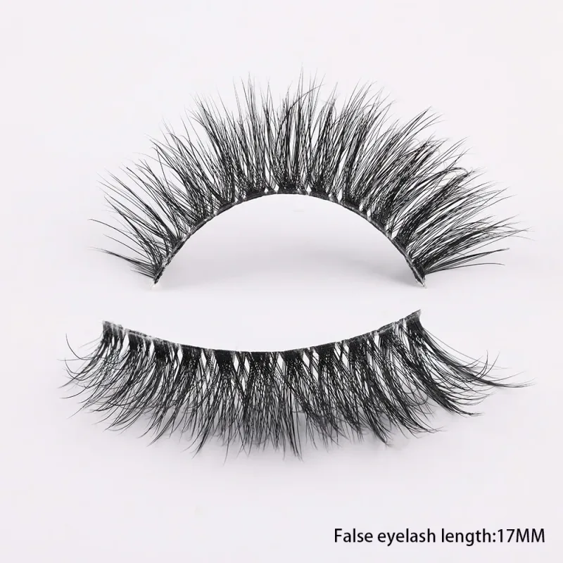 3D Mink Lashes Transparent Band False Eyelashes Natural Fake Eyelash Anime Winged Clear Band Lashes Manga Lashes Makeup — image 18