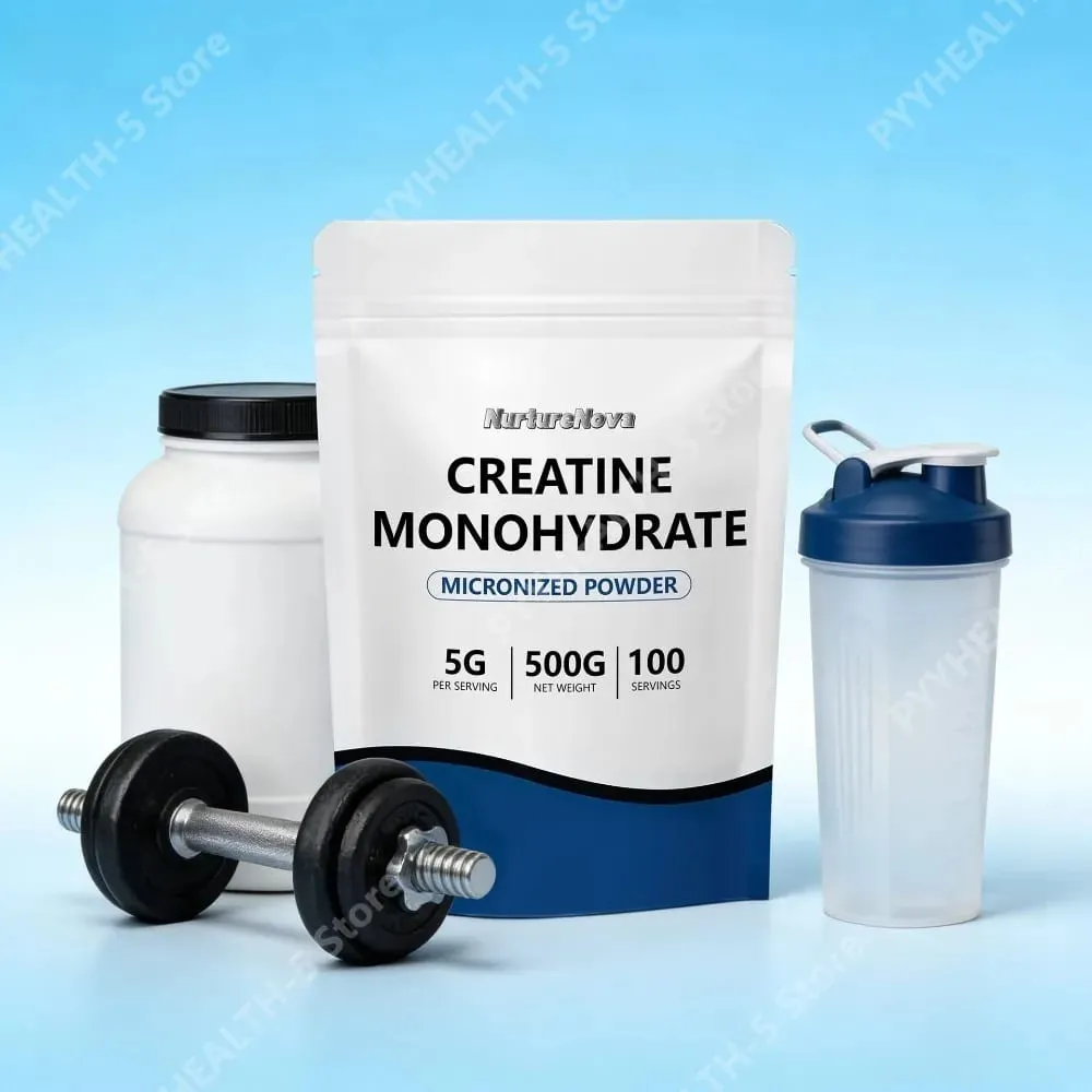 Monohydrat kreatyny w proszku mikronizowany 5 g na porcję 100 CT 500 g masy netto do odżywiania sportowego Wsparcie treningu fitness — image 5