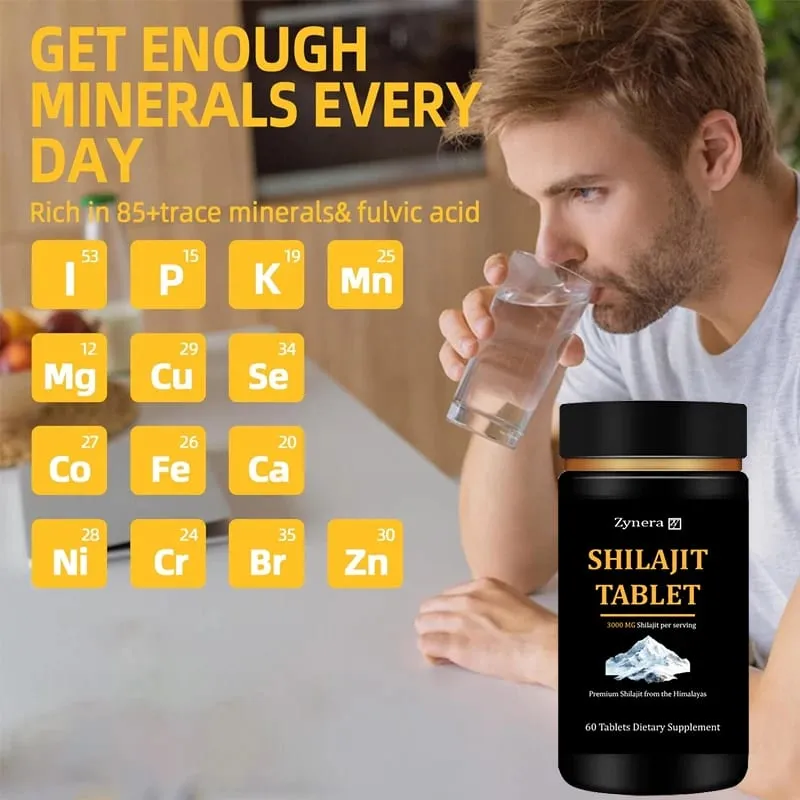 Hochreine Shilajit-Ergänzungskapseln zur Steigerung der Kraft und Ausdauer für den Mann, zur Steigerung der Größe und Ausdauer, zur Leistungssteigerung — image 6