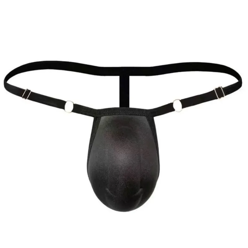 T-back Push Up Spons Cup Pad Thongs Verstelbare 3D Gewatteerde Slips Naadloze Lage Taille Mannen Shapewear Mannen Slipje Accessoires — image 8