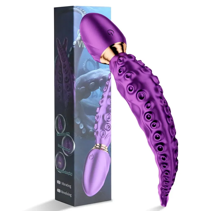 Oktopus Tentakel Anal Vibrator Weibliche G-Punkt Klitoris Vagina Stimulation 360 ° Rotation Silikon Dildo Masturbation Sex Spielzeug Frauen — image 8