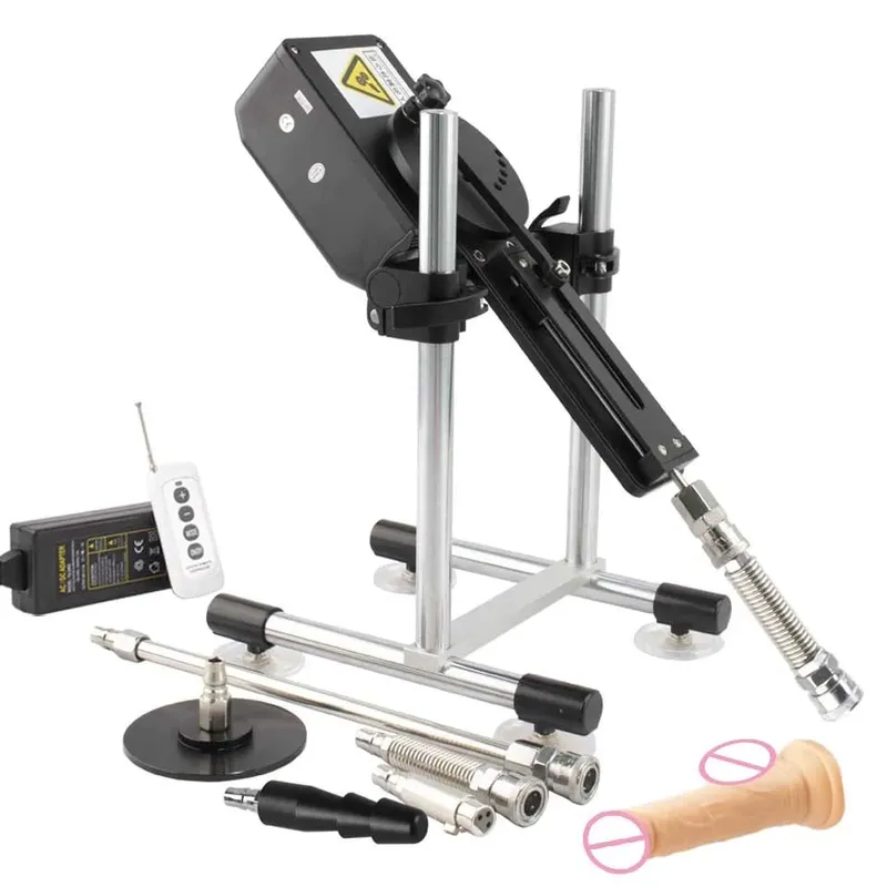 70W Automatic Telescopic SEX 3-9 ซม.ปรับจังหวะโลหะและDildoสิ่งที่แนบมาผู้ใหญ่ส่วนบุคคลสำหรับคู่ชายหญิง — image 8