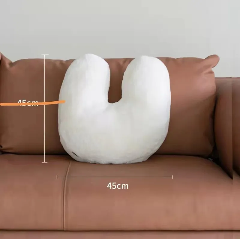 85 ซม.Nordic Home Decor เบาะสีขาวหมอน Plush Soft สำหรับเก้าอี้โซฟาที่นั่ง Love Shape Letter หมอนอิง Decoractive Props ของขวัญ — image 12