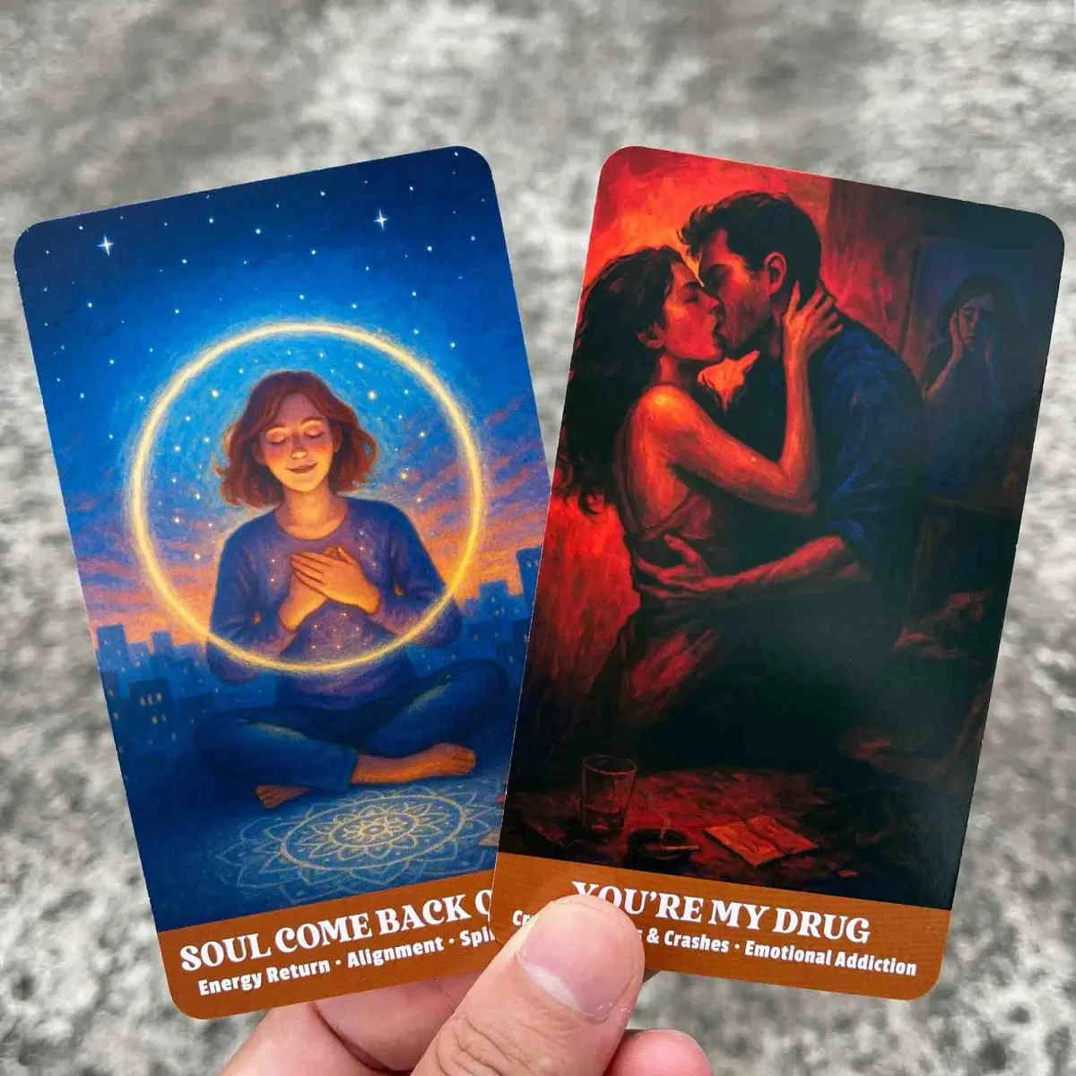 Messy Truth Card 54 Deck 13x8 cm Tarot-Wahrsagespiel für Kinder ab 14 Jahren Entdecken Sie Ihren Weg zur Bewältigung von Herausforderungen in Kartenspielen — image 3
