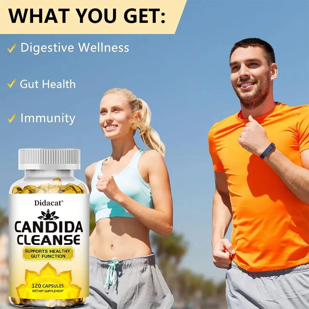 Candida Cleanse-Contains Natural Herbs and Probiotics To Support Healthy Bowel Function and Immune Health Suitable for Unisex — image 6