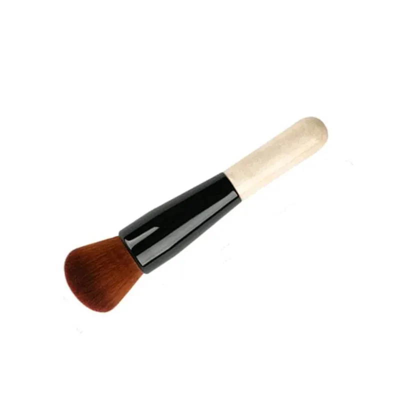 Luxury Champagne Makeup Brushes Flat Top Foundation Brush Large Face Brush Repair Brush Contour Brush for Liquid Cream Powder — image 6