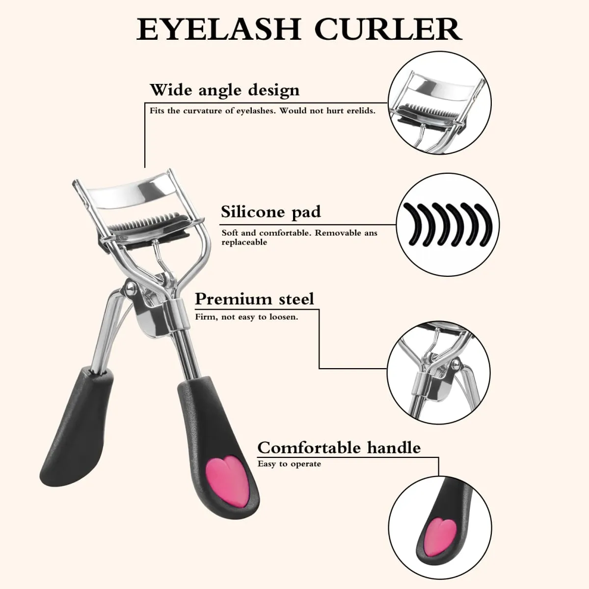 12 pezzi kit completo di strumenti per trucco 7 pennelli per trucco 2 spugne di bellezza bigodino per ciglia borsa per soffio di polvere set completo di cosmetici — image 4