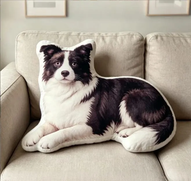 Cuscino per cani con simulazione stampata in 3D, divertente cuscino a forma di animale domestico, soggiorno, camera da letto, decorazione morbida, regalo di festa personalizzato — image 9