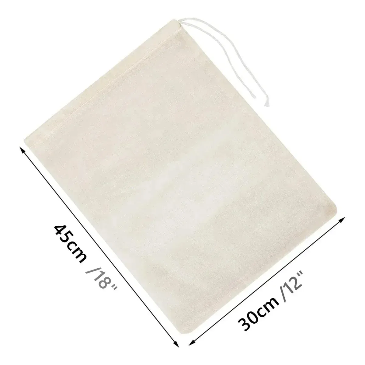 1/5 Stück wiederverwendbare Nussmilchbeutel, Siebe, ungebleichtes Nylon, Käsetuch, Beutel, Lebensmittel, Käse, Joghurt, Filter für die Küche, feinmaschiges Sieb — image 13