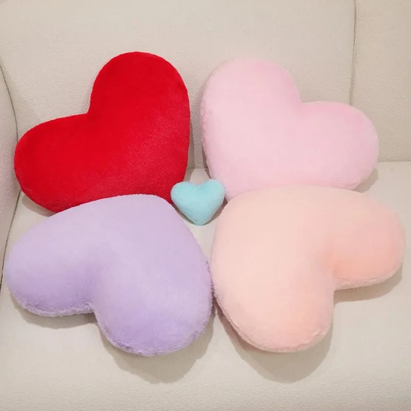 10/36 CM Simulazione A Forma di Cuore Peluche Coperte e Plaid Cuscino Morbido Cuscino del Divano Farcito Peluche Giocattoli Carino Piccolo Ciondolo Regali di San Valentino — image 5