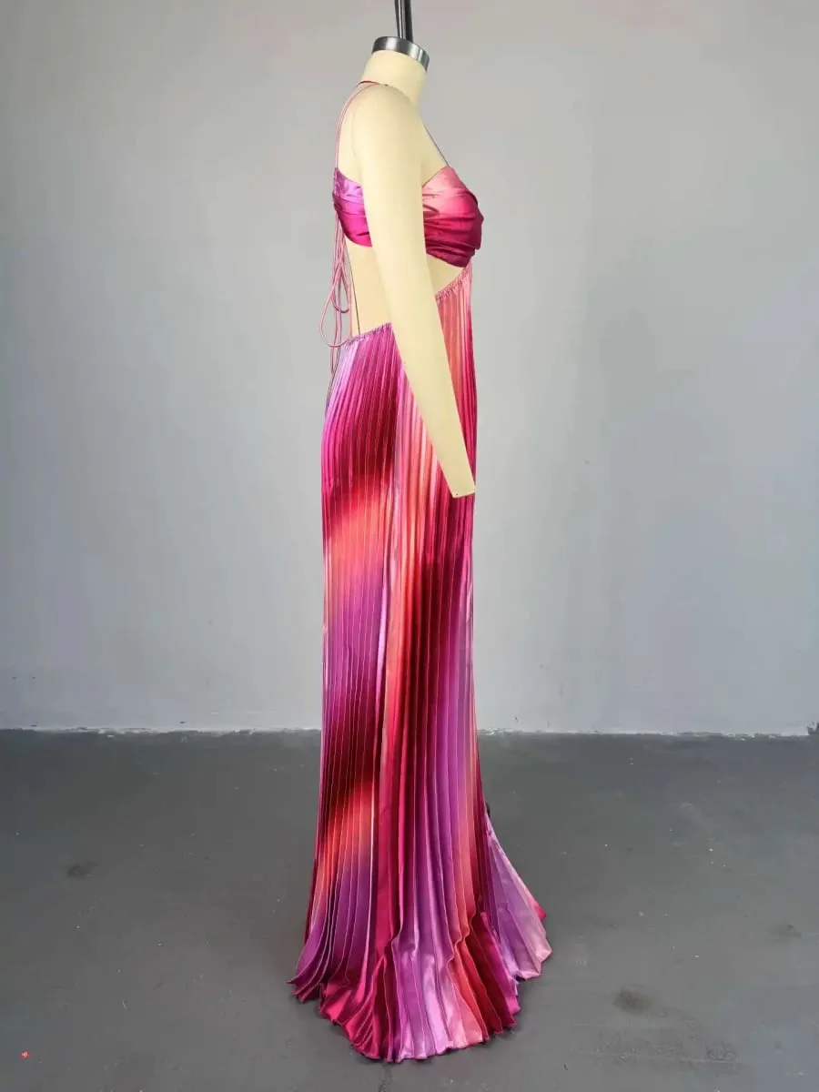 ซม.YAYA 2025 ElegantแขนกุดหวานGradientยาวผู้หญิงชุดBeach Partyชุดราตรีเซ็กซี่ชุดจีบ — image 4