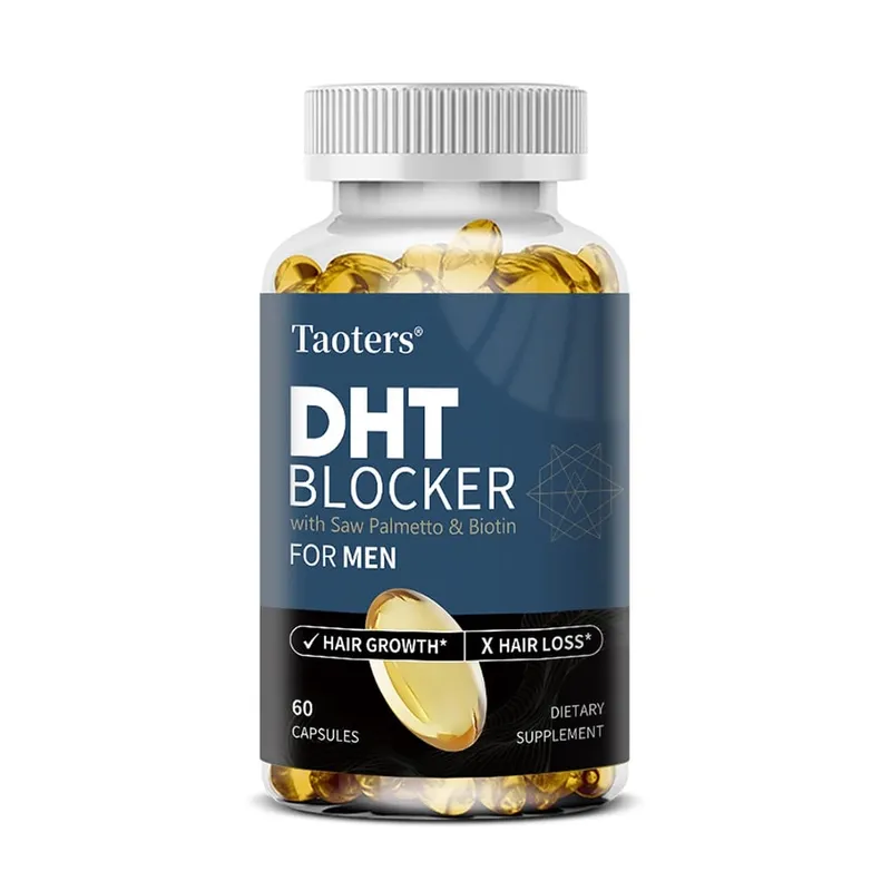 DHT-Blocker-Haarwachstumsergänzungsmittel mit Sägepalme, unterstützt dickeres Haar, reduziert Ausdünnung und Haarbruch und fördert die Gesundheit der Kopfhaut — image 8