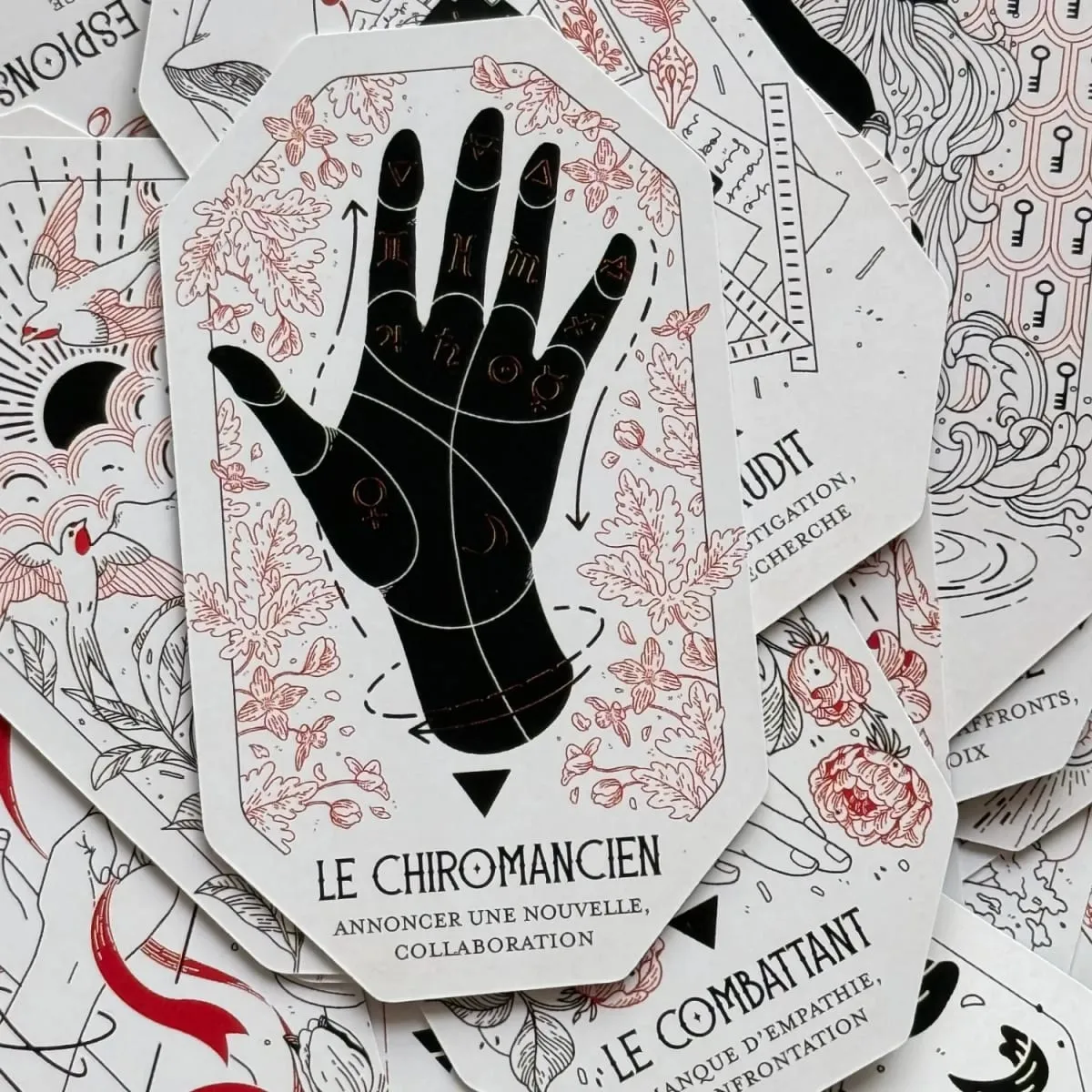 La Cittadella Un mazzo Oracle fantasy versione francese Gioco di intrattenimento con carte dei tarocchi per giochi da tavolo per feste in famiglia Carte Oracle — image 4