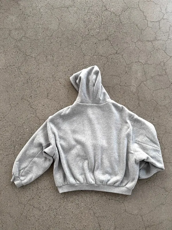 Mauroicardi Spring Oversized Reversible Hoodies Men Luxury Designer Clothing Hoodie with Plaid Lining Sweatshirt Streetwear 2025 — image 5