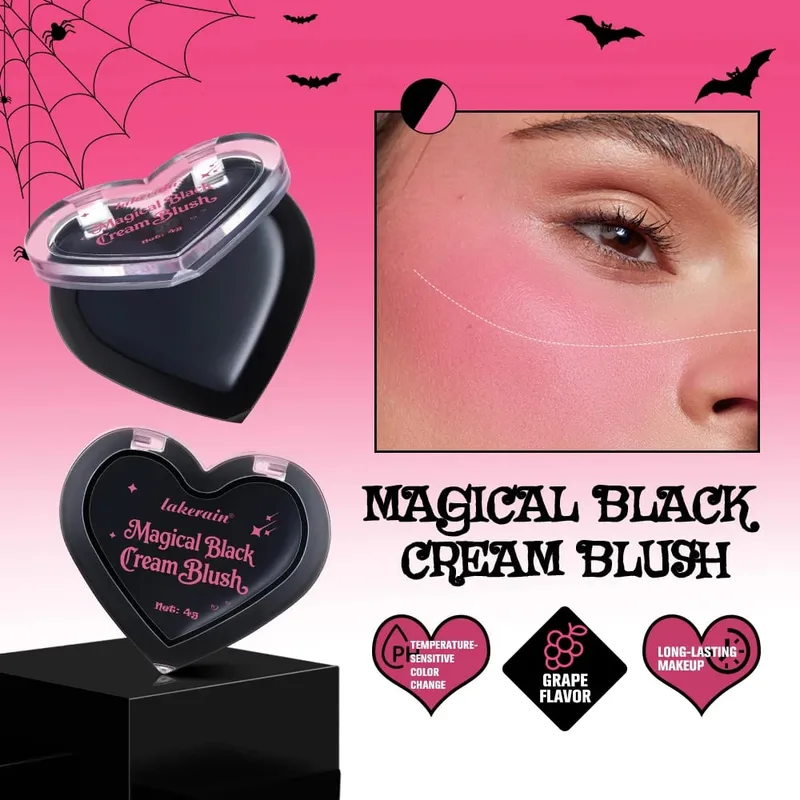 Halloween Gothic Makeup Kit Opbevaringstaske Dark Cream Blush Sort Hvid Ansigtsmaling Stick Cosplay Fest Festival Ansigt Kropsmakeup — image 6