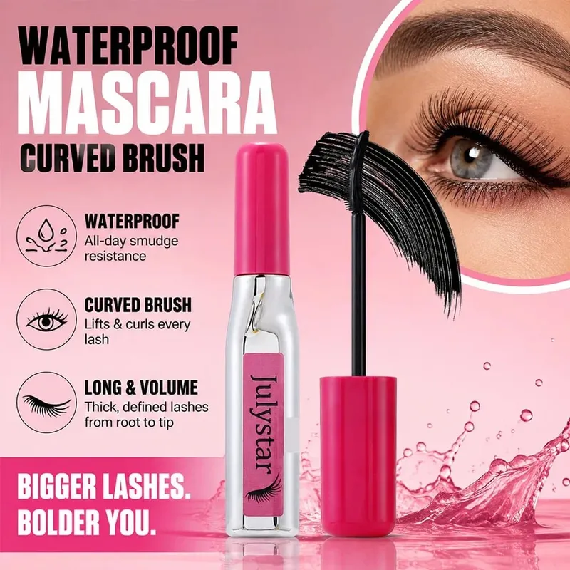Kit pour les yeux 3 pièces longue tenue, eye-liner à double extrémité pour sourcils, tampon à ailes, eye-liner, mascara volumateur, créez des looks époustouflants — image 6