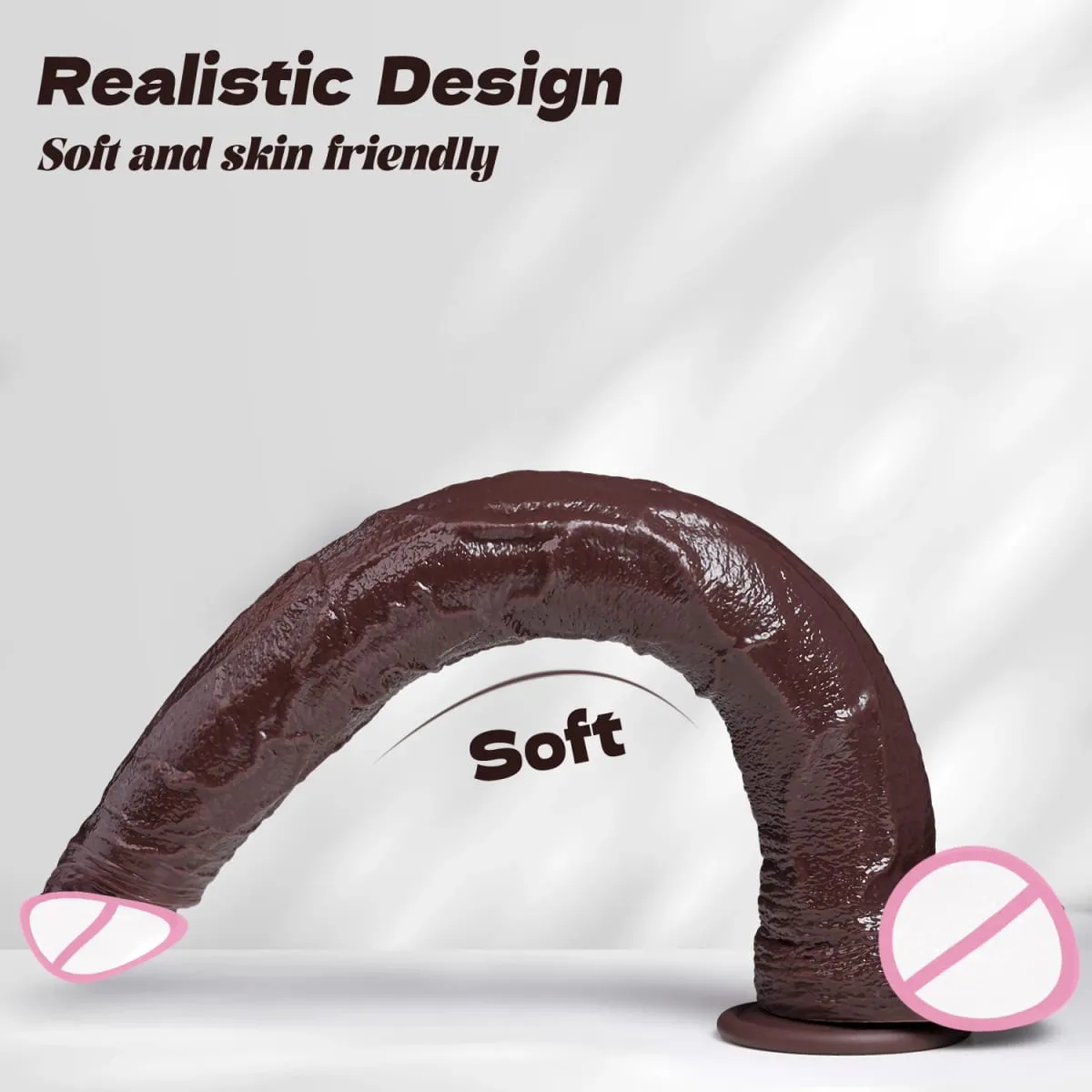ealistic Langer Dildo Schwarzer Analplug mit Saugnapf Langer Penis Butt Plug Sexspielzeug für Männer Frauen Phallus Anal Dilator Stimulatio — image 4