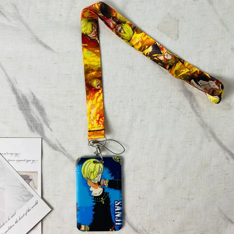 Anime Cartoon Credential Holder Keychains Neck Lanyard For Pass Card Anime Credit Card Holder Keychain Straps Wholesale — image 10