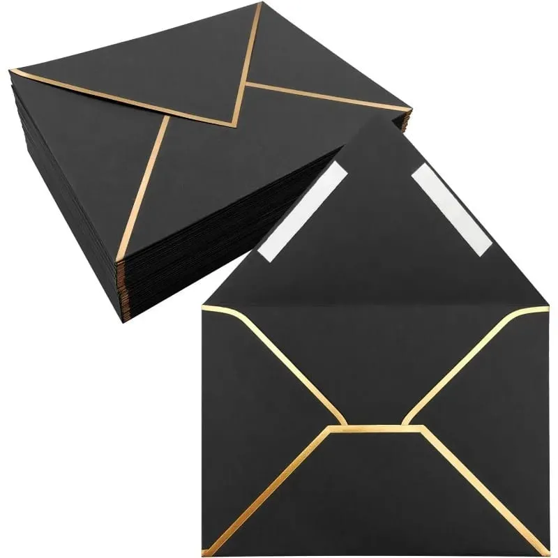 100 pezzi buste stile occidentale buste d'invito per biglietti d'auguri di compleanno cartoline carta da lettera invito a una festa forniture di cancelleria