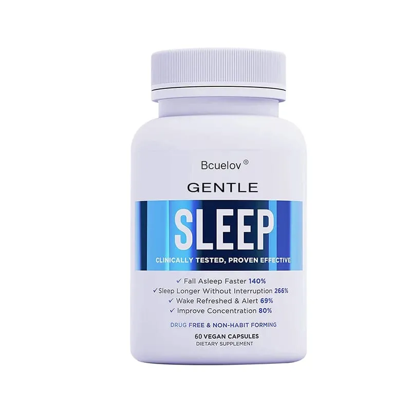 Bcuelov Natural Sleep Supplement - Helps Fall Asleep Faster and Relieves Stress — image 9