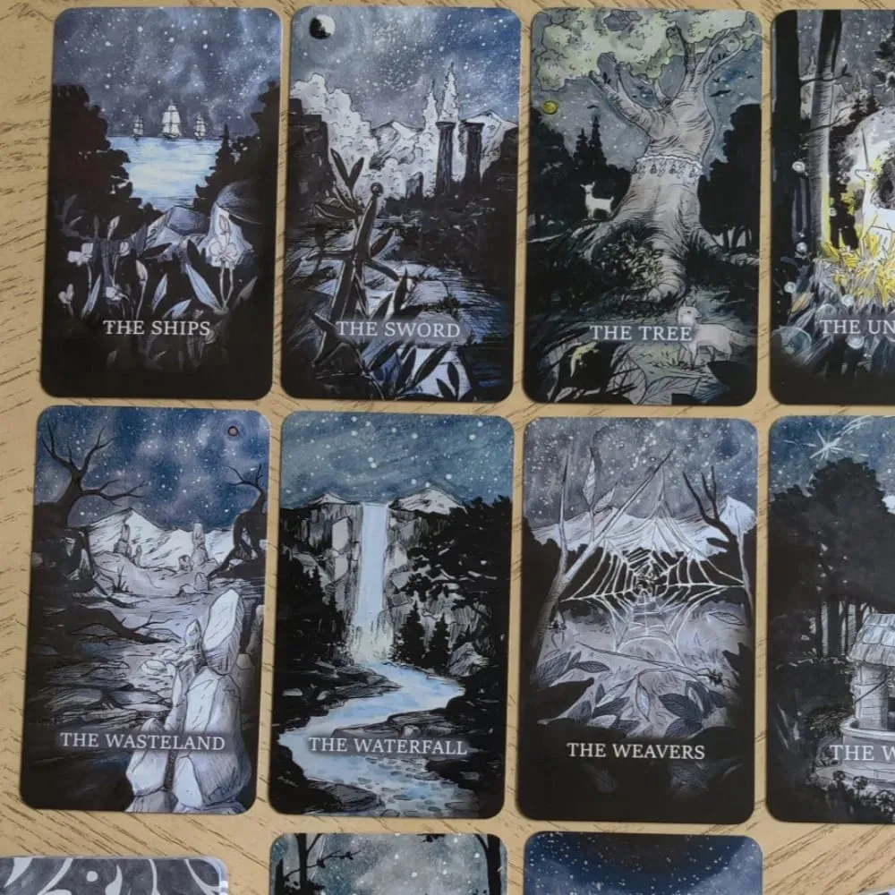 L'Oracle sans fin 9*6 cm Un jeu d'Oracle Myriorama illustré à la main 56 cartes — image 2
