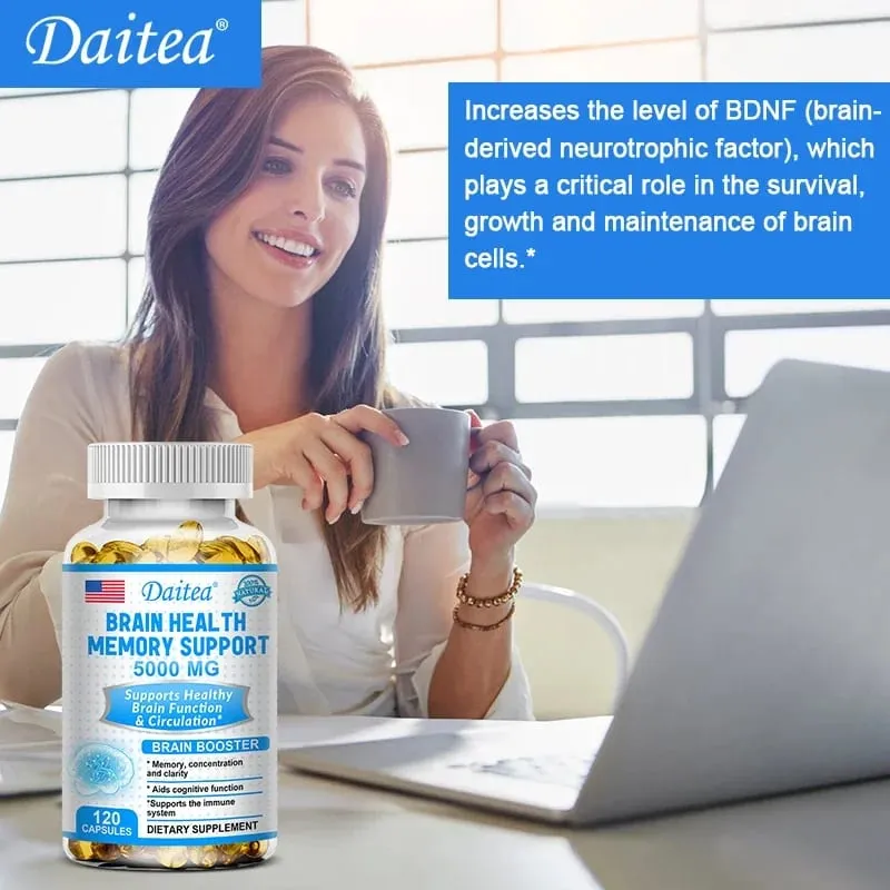 Brain Nootropics - Improves Memory and Focus Benefits The Nervous System Replenishes Energy and IQ Health — image 4